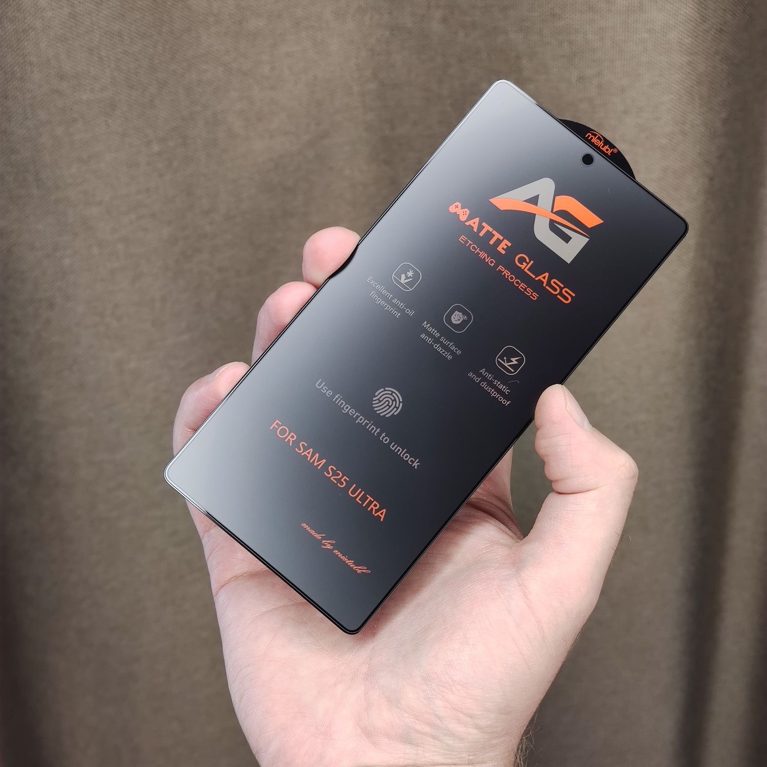 Матове захисне скло для Samsung S24 Ultra / S25 Ultra та інших моделей