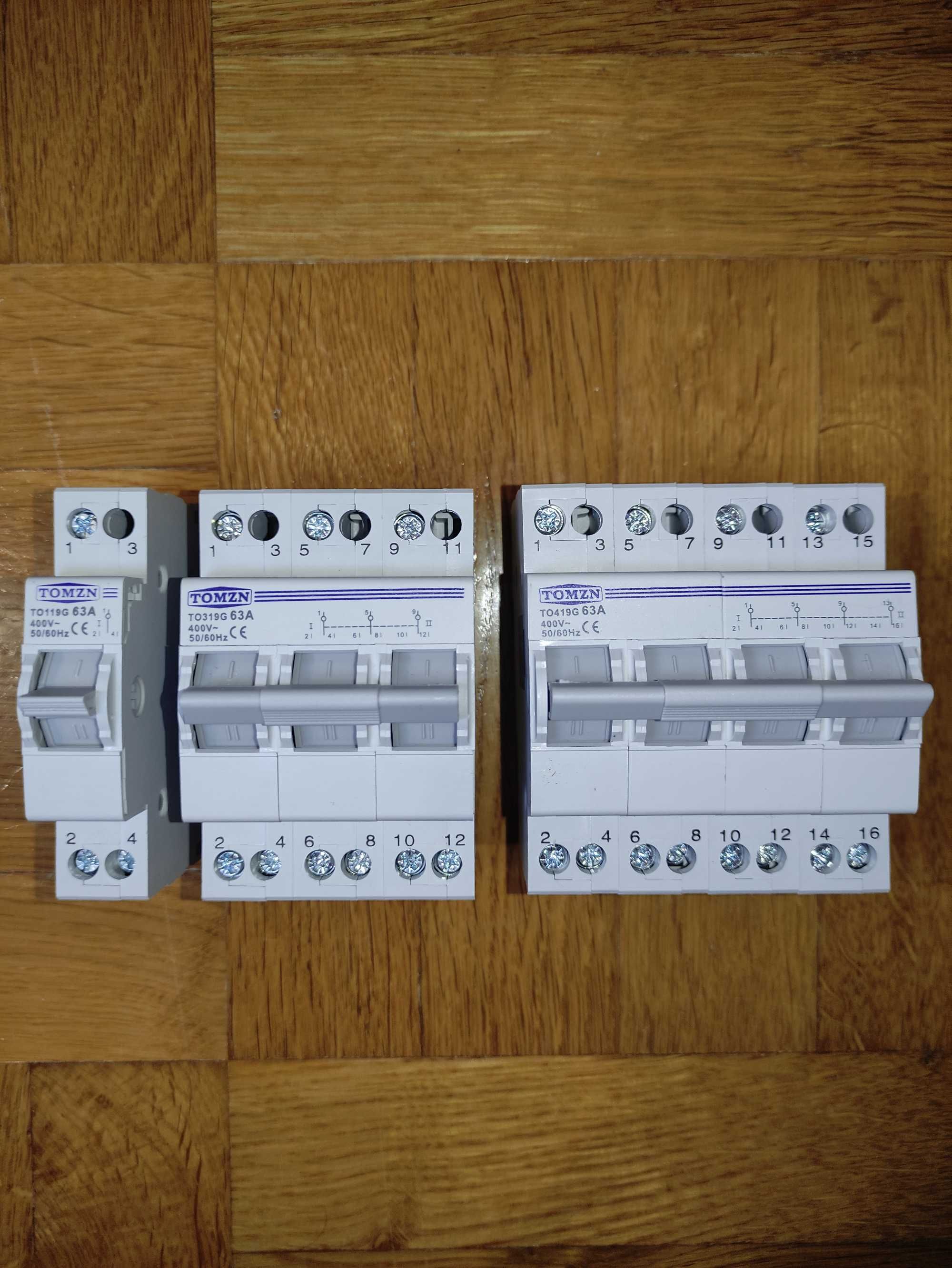 Автомат DC-Tomzn 1Р, 2P 16А,20А, 25А, 32А,40А,63A, 125А,УЗИП Держатель