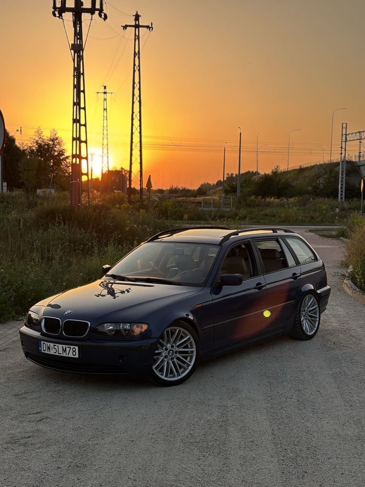 BMW E46 318i touring topasblau niski przebieg drugi właściciel w kraju