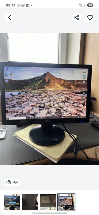 Монітор LG 75 hz в гарному стані