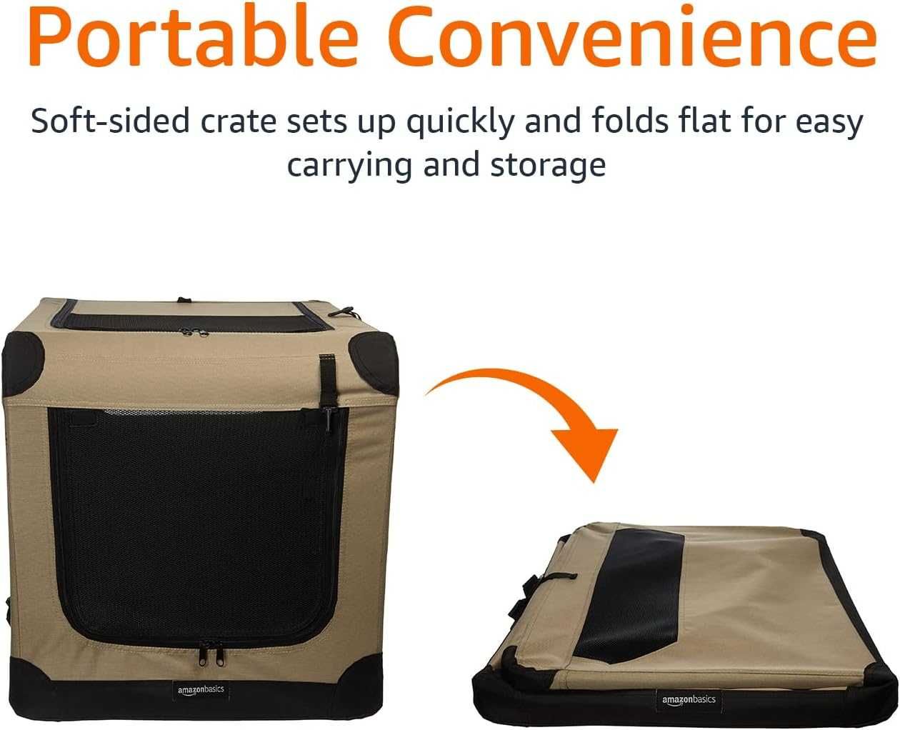 Składana torba dla psów transporter Amazon Basics