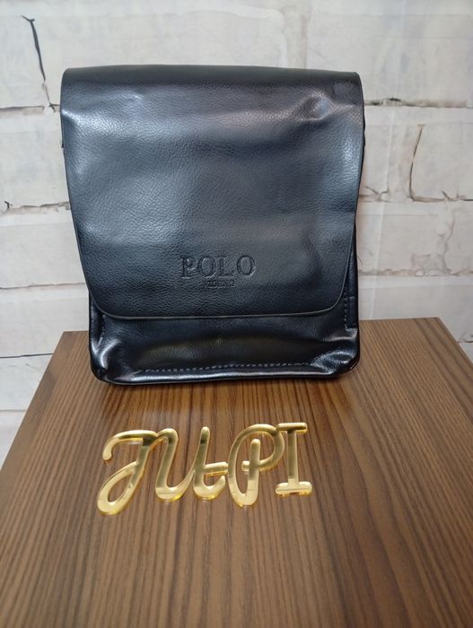 Torba męska polo listonoszka czarna