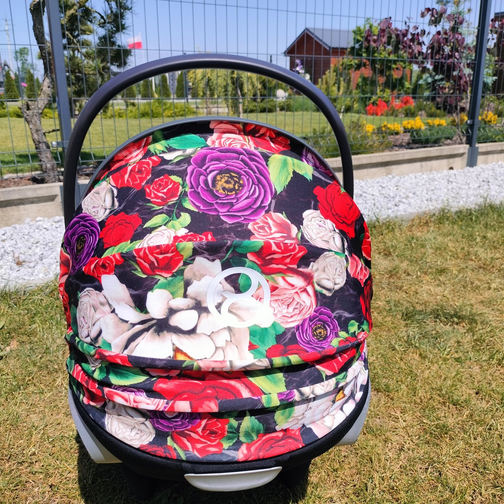 Nosidełko fotelik cybex cloud Z I-size Spring blossom