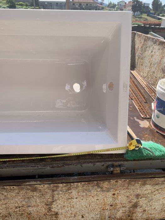 Banheira como nova nao chegou a ser usada