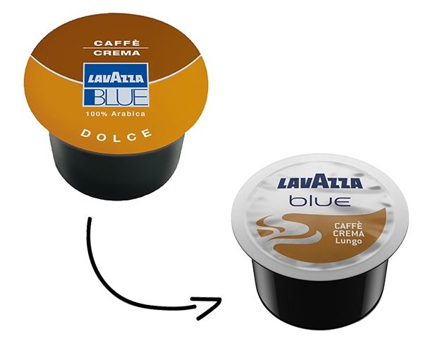 Кава в капсулах Lavazza BLUE Crema DOLCE Лавацца Блю капсули