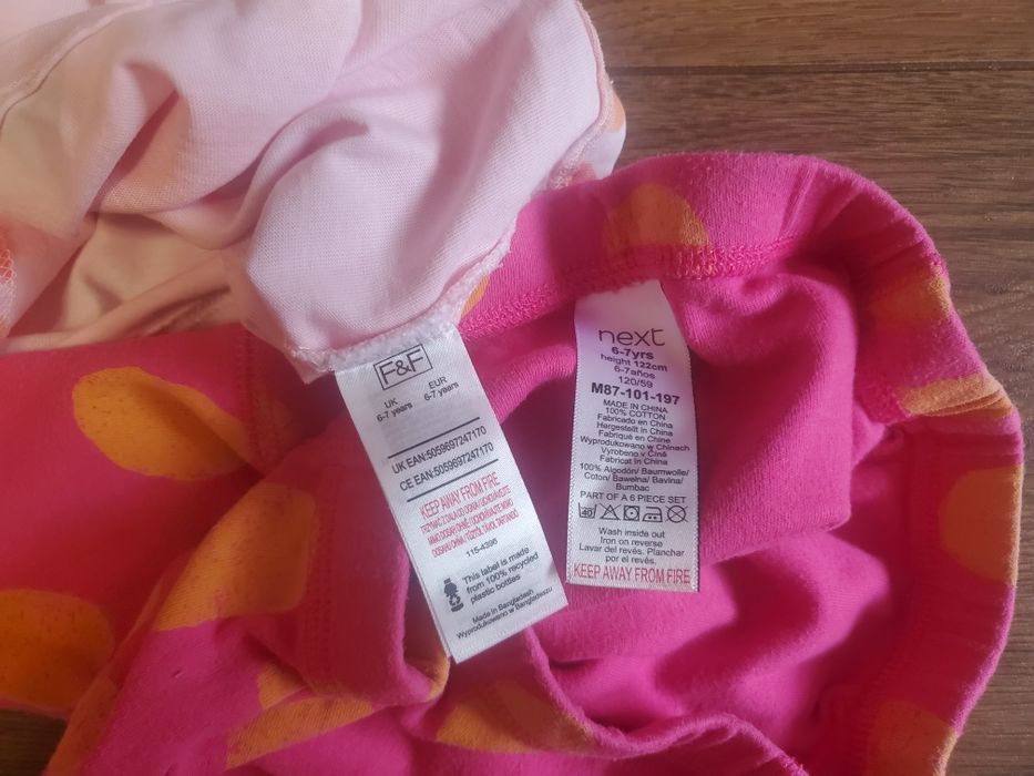Набір піжама next на 6-7 років 122см