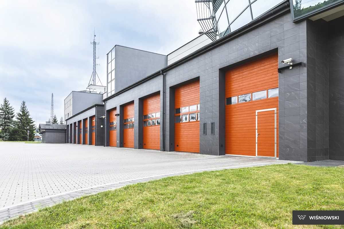 Brama Przemysłowa z przekładnią 3000 x 3000 kolor antracyt od ręki