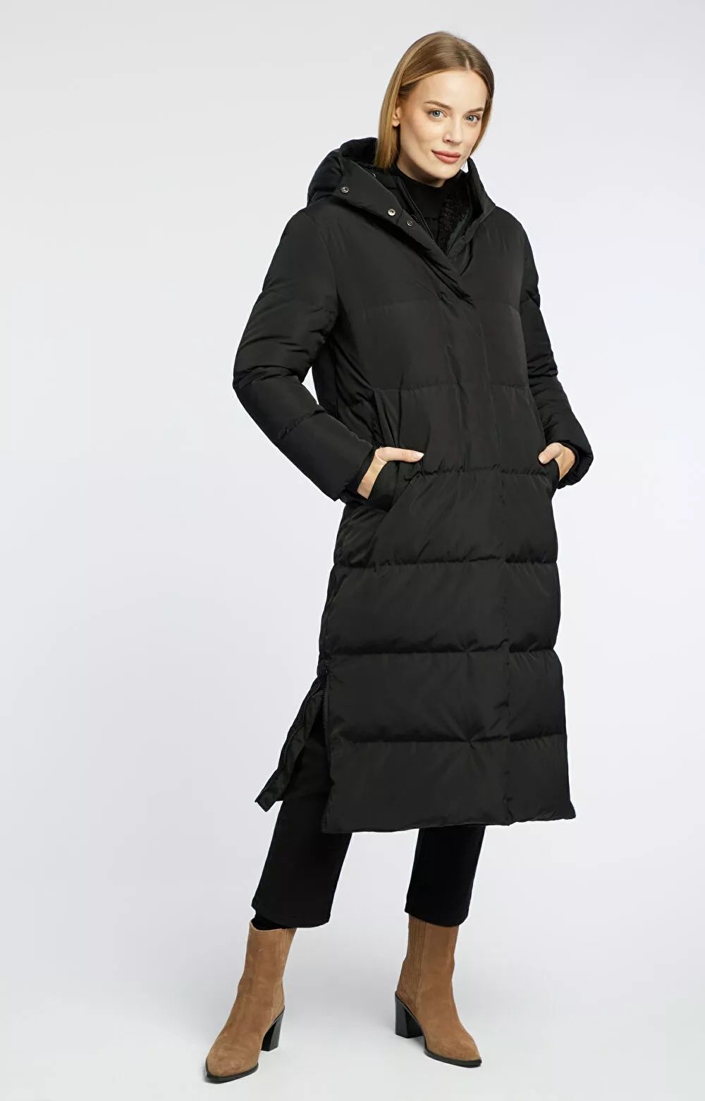 Wólczanka kurtka płaszcz damski puch naturalny XL jak nowa