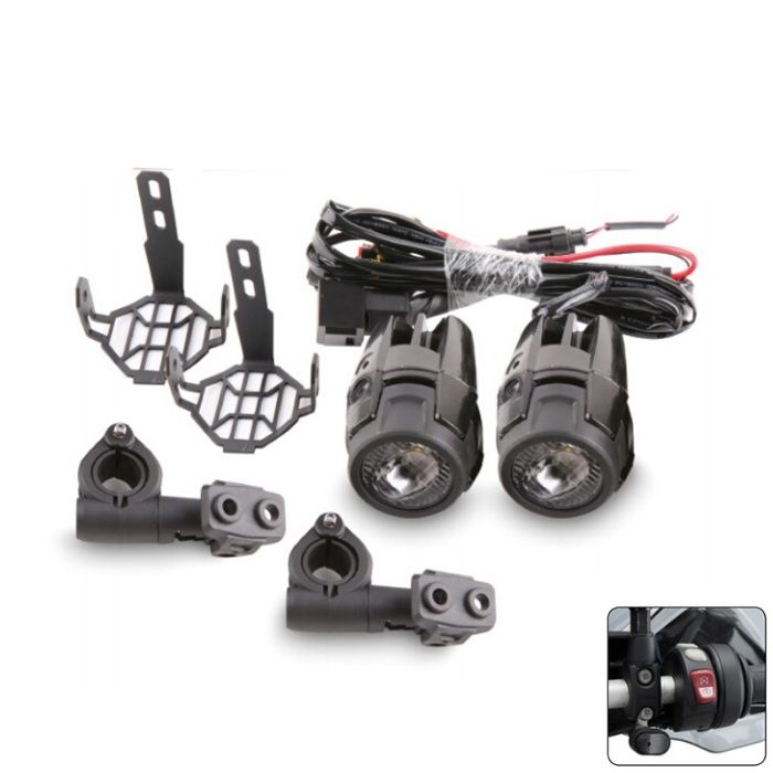 Kit Farois de nevoeiro LED auxiliares de 40W.