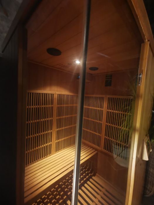 Okazja luksusowa, panoramiczna sauna infrared na podczerwień