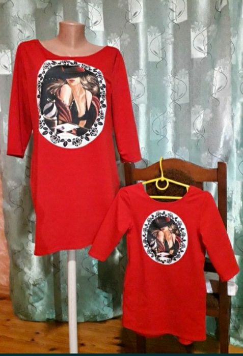 Святковий Family look для мами і донечки