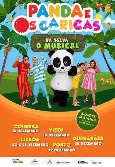 Vendo bilhete para Panda e os Caricas em Lisboa