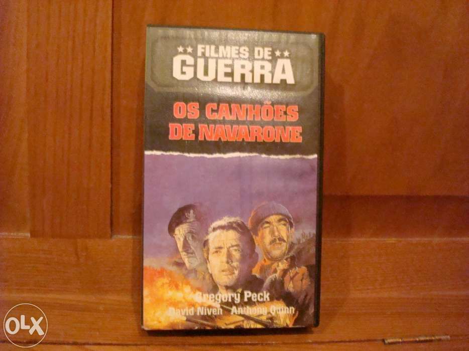 Cassete de Video VHS: "Os canhões de Navarone" Filmes de Guerra