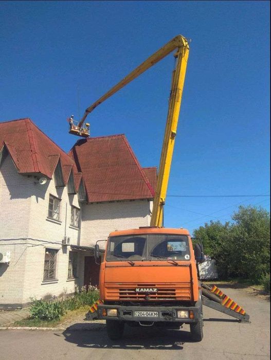 Послуги автовишки 28 м, оренда автовишки з оператором (Біла Церква)