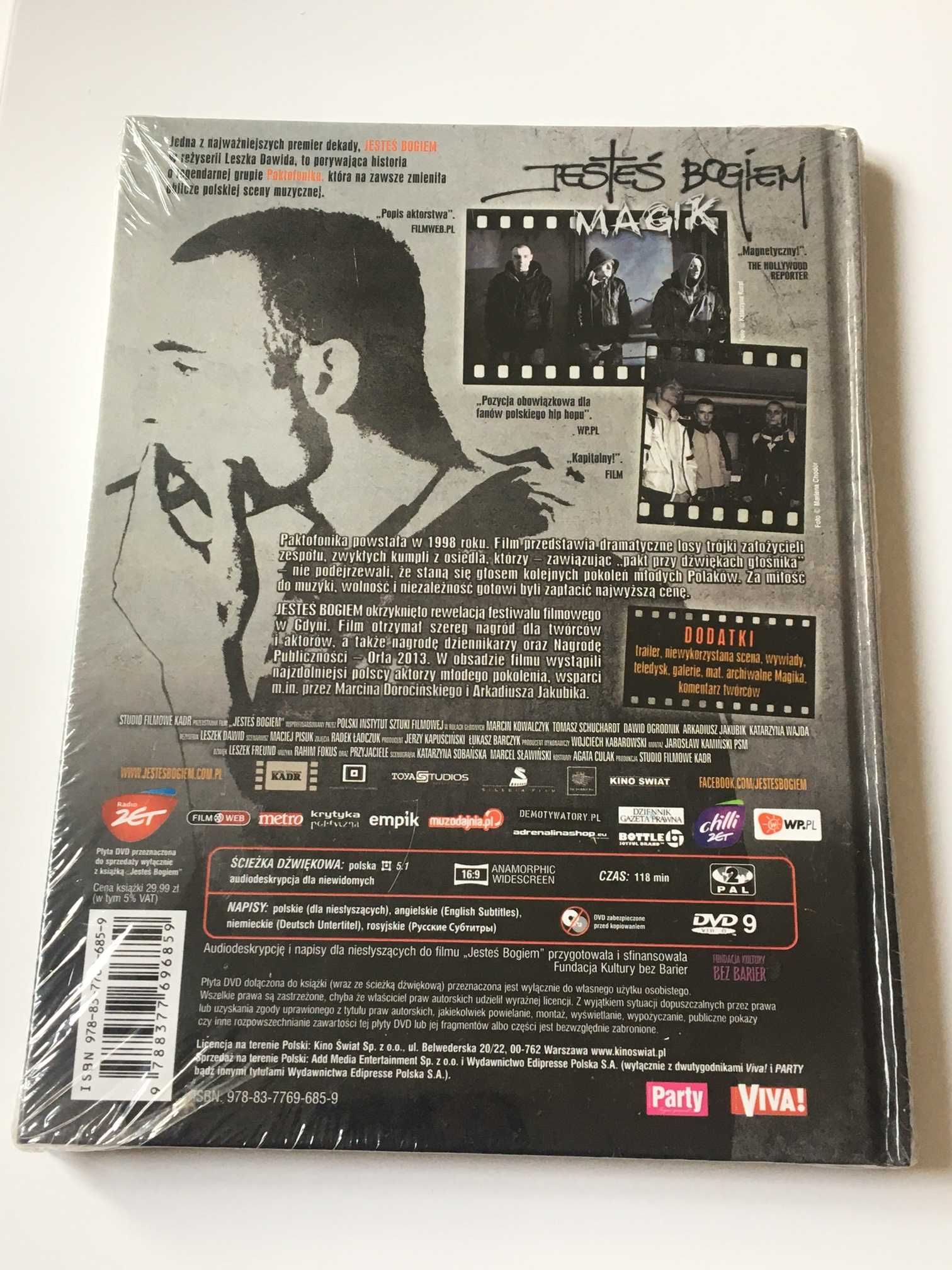 Jesteś Bogiem (DVD, książka)