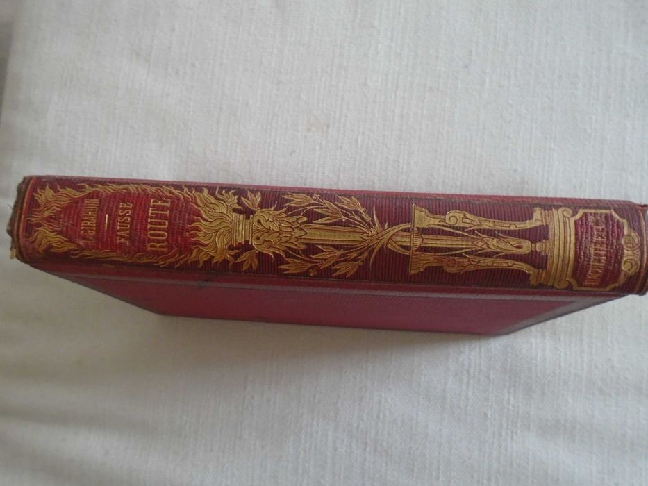 LIVRO antigo FAUSSE ROUTE edição 1875 (NOVO PREÇO)