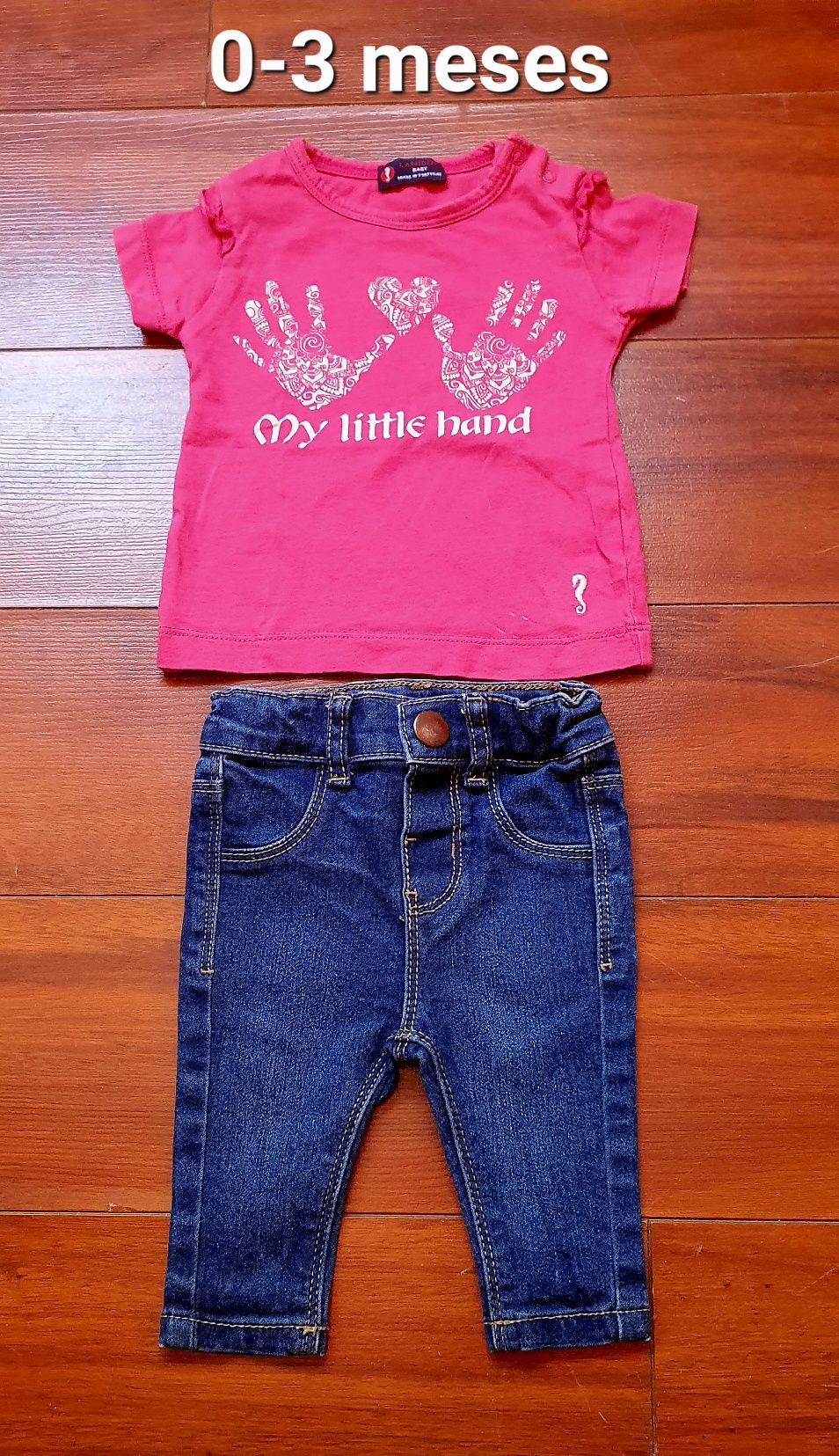 Conjunto 3 peças menina bebé