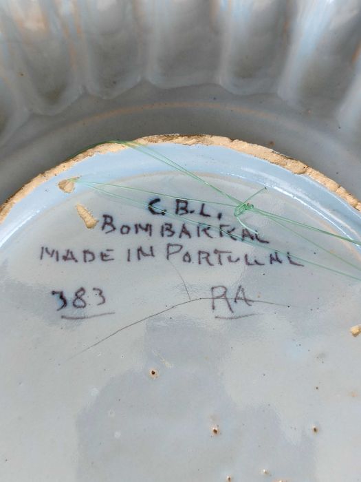 Pratão | Cerâmica Bombarralense Lda (C.B.L.) | Género Faiança Alcobaça
