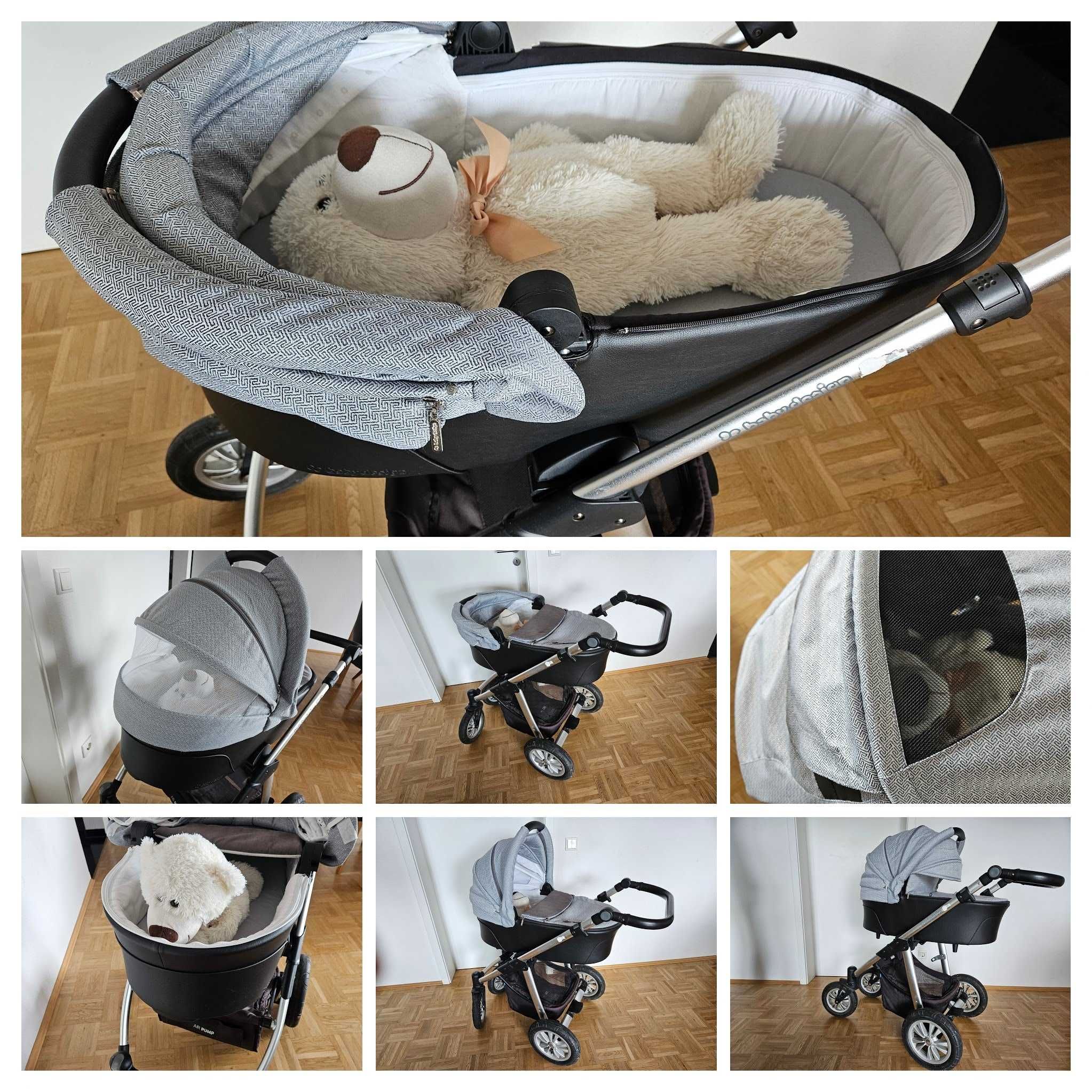 Wózek 2w1 (gondola i spacerówka) Baby Design Dotty 2017
