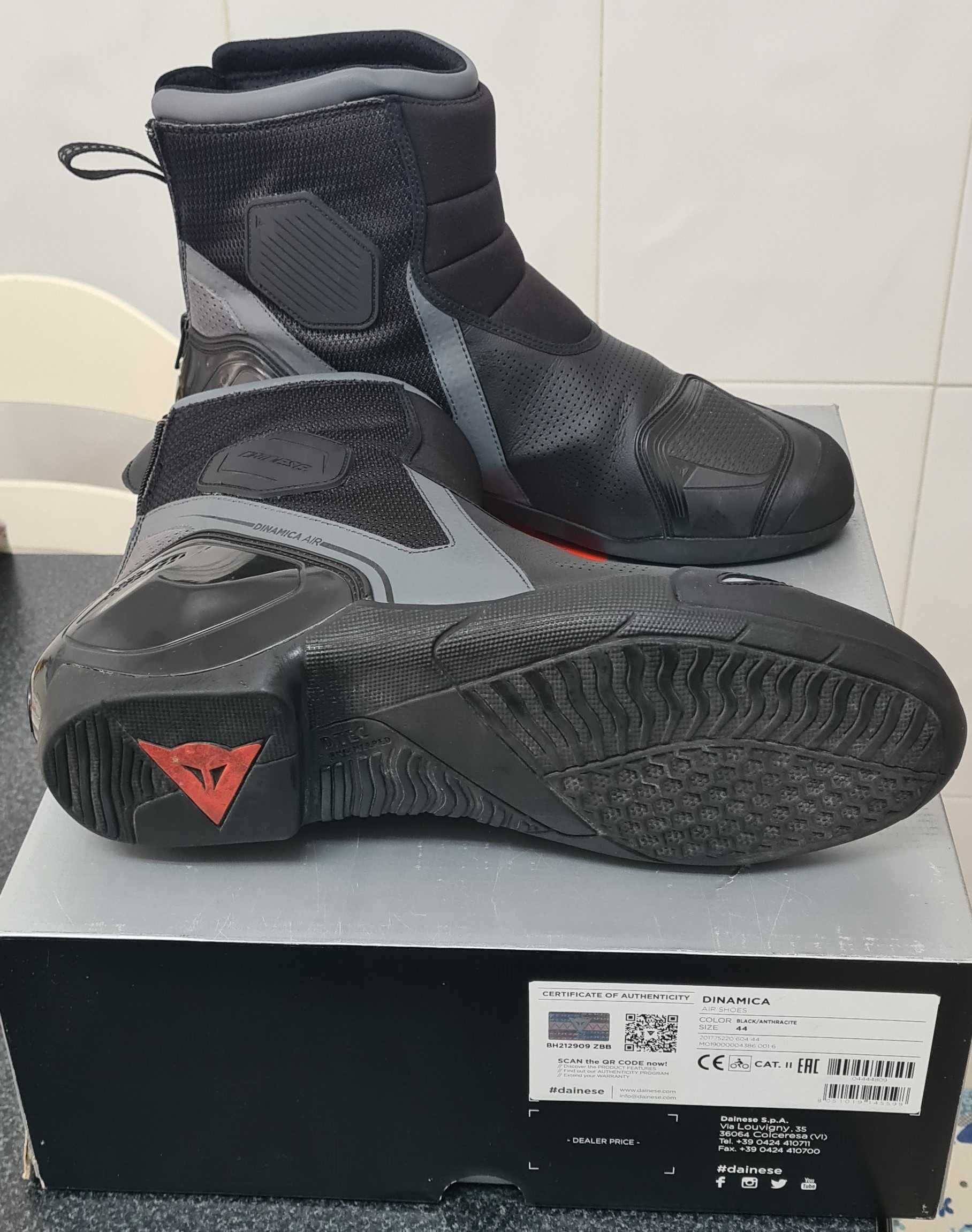 Botas Dainese Dinamica Air Shoes Black/Anthracite