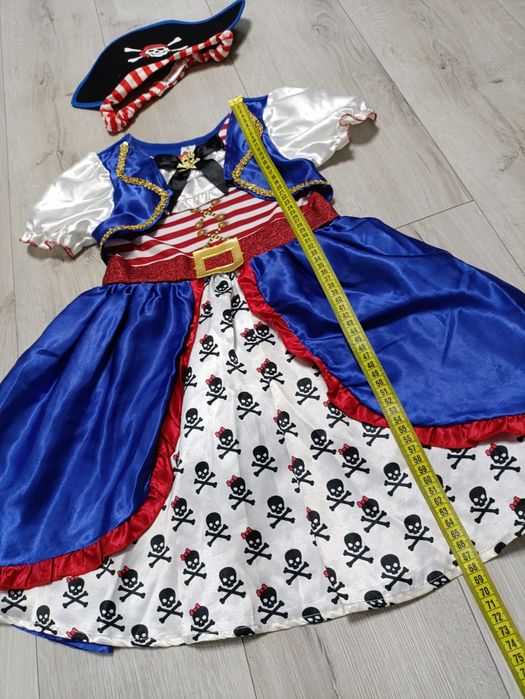 Карнавальний костюм піратка дівчинка пірат розбійниця 7-8 років Хеллоу