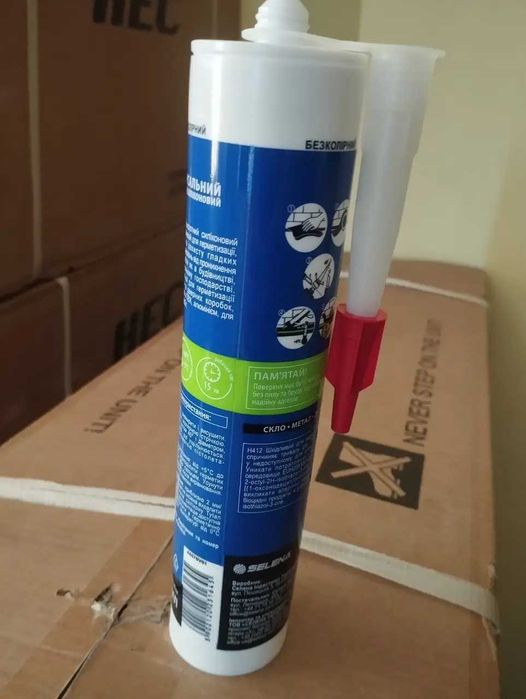 Силікон TYTAN EURO-LINE універсальний 280 мл прозорий