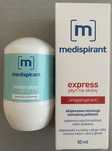 2x Medispirant mineralny roll-on antyperspirant express płyn na skórę