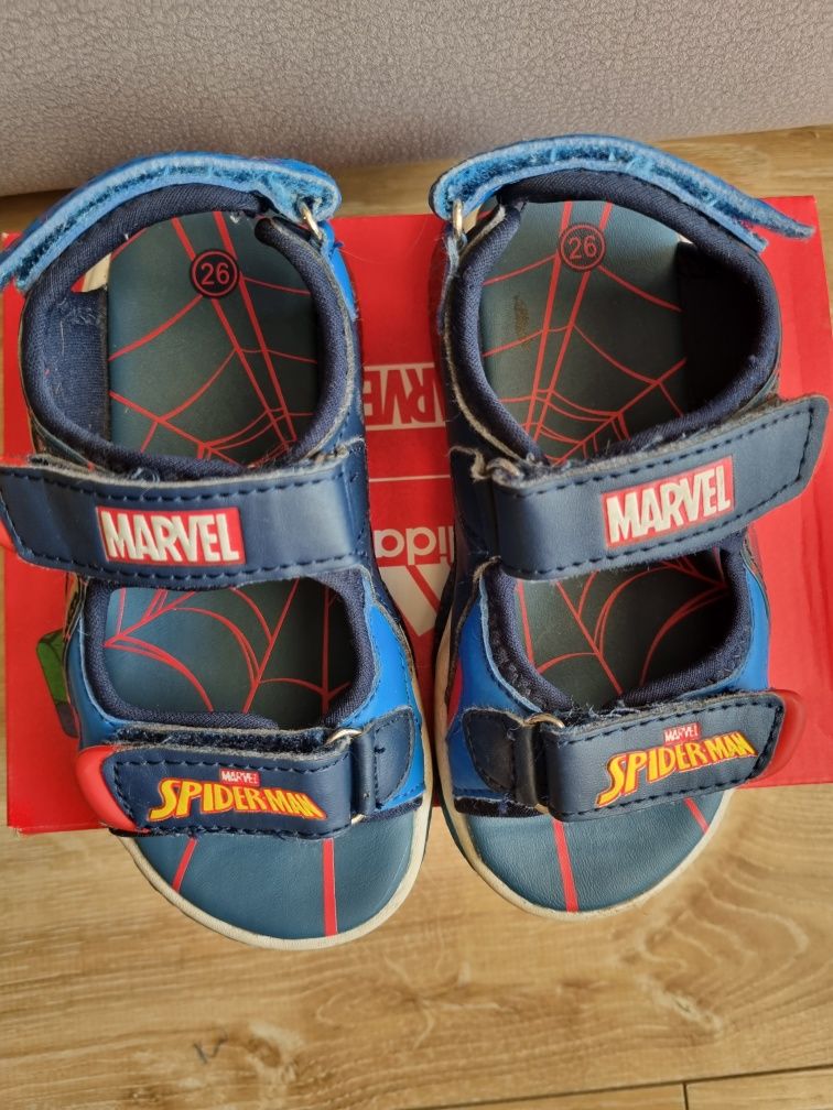 Sandałki Spiderman Marvel 26 cm.