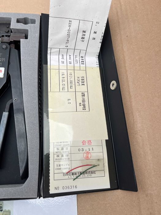 Zaciskarka Styk JST YRS-231, YRS-260, YRS-470, YRS-491 Zaciski SZH