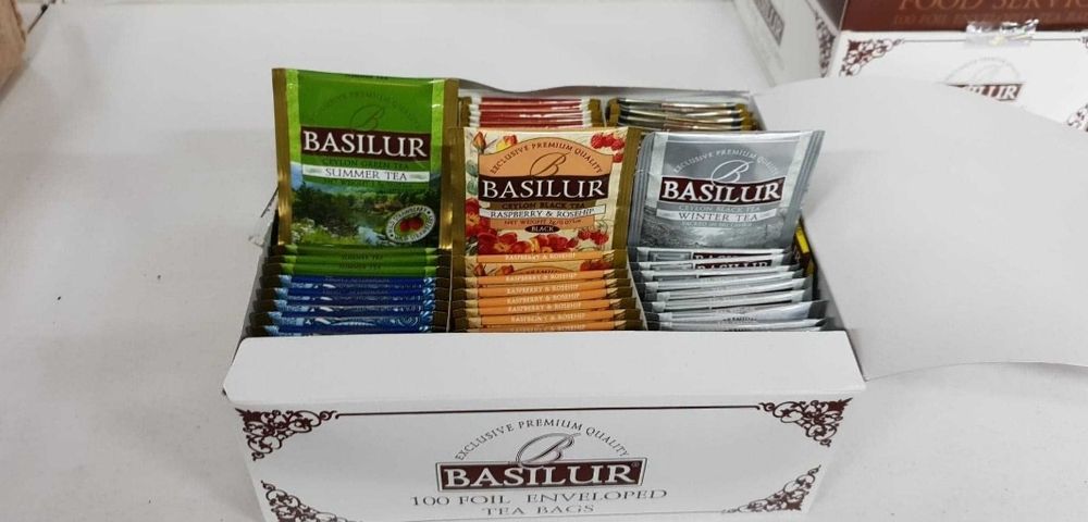 Herbata Basilur różne smaki 100szt Okazja!!!