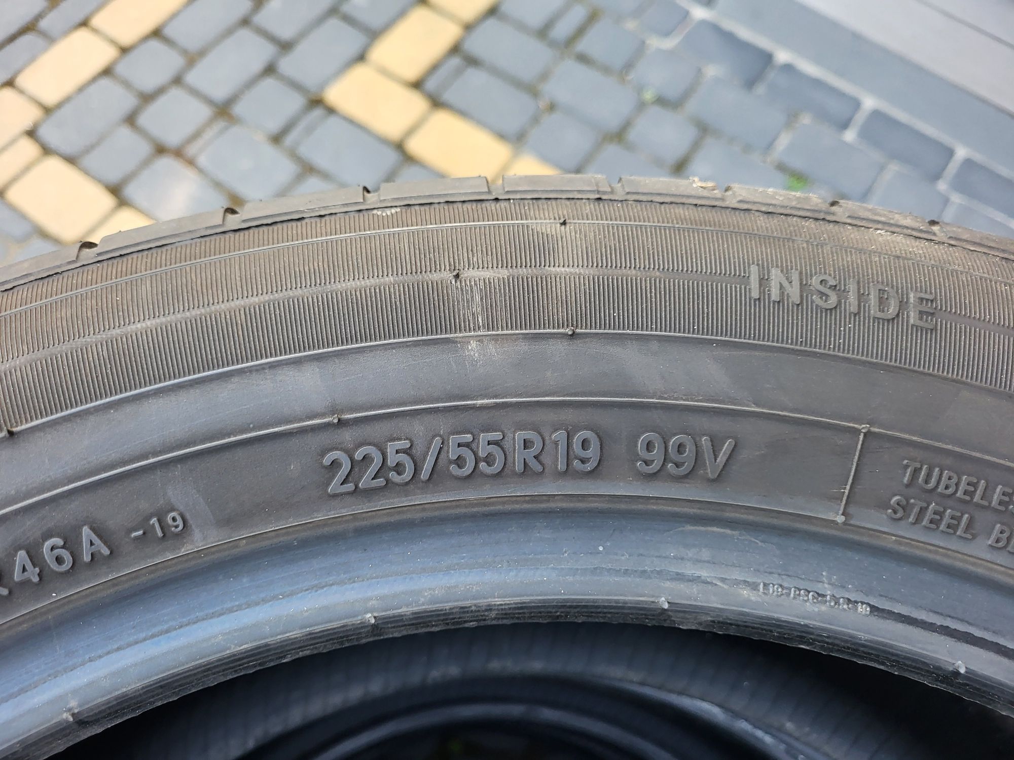 Opony letnie  225/55/19 komplet 2023 rok