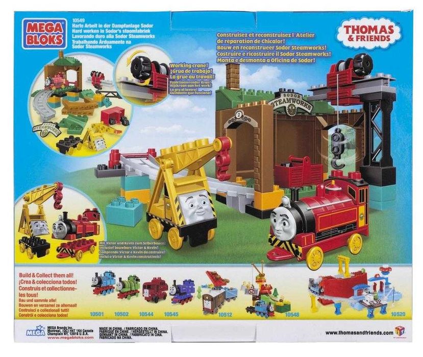 Tomek i przyjaciele- Mega Bloks - Working Hard at the Sodor Steamworks