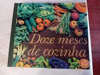 Livro Antigo de Cozinha Doze Meses de Cozinha
