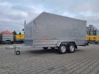 Przyczepa dwuosiowa lekka na B do 750kg  400x175x170 Wyprzedaż  nowa