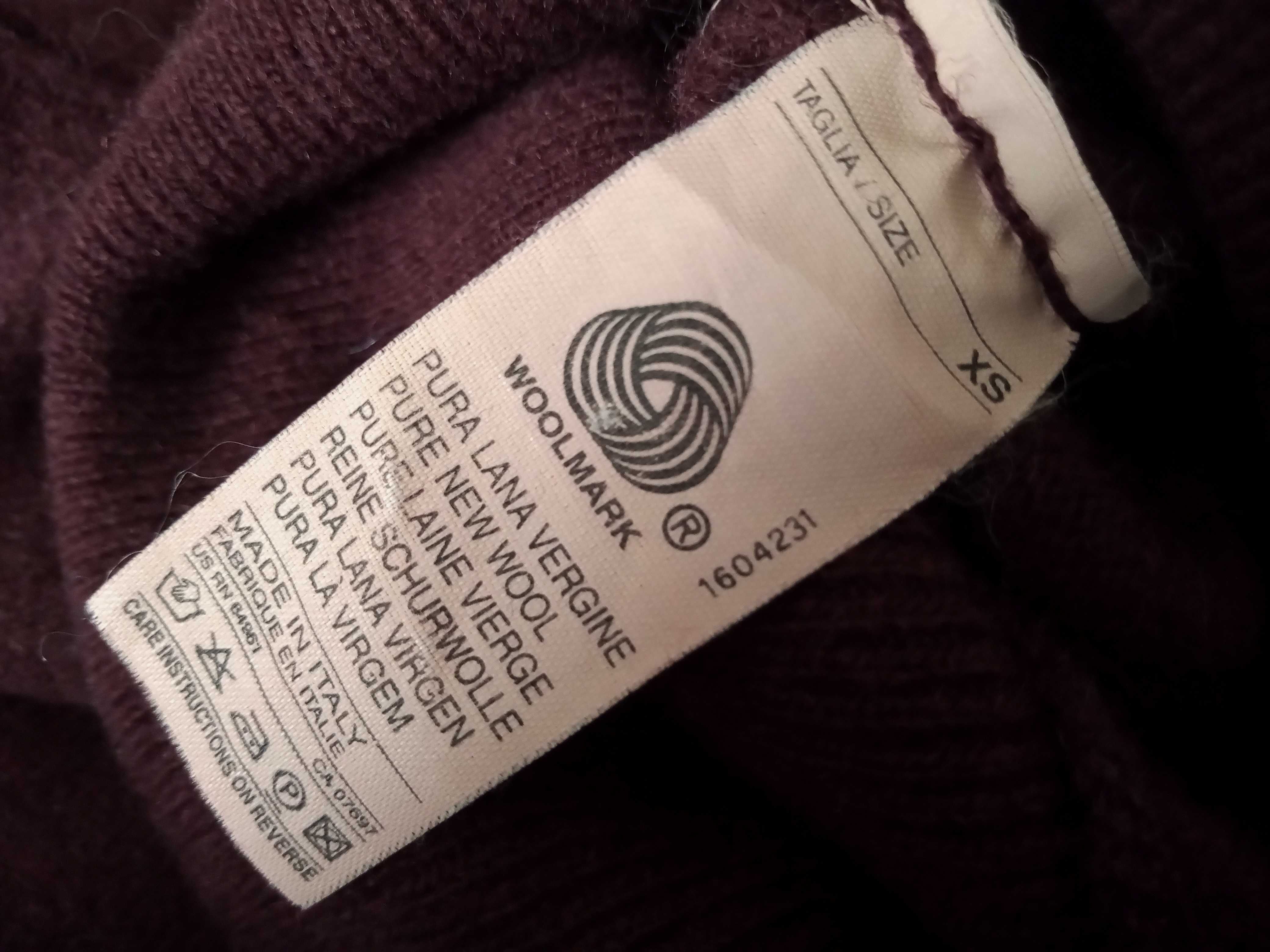 Sweter/golf (100% wełna) z krótkim rękawem, United Colors of Benetton