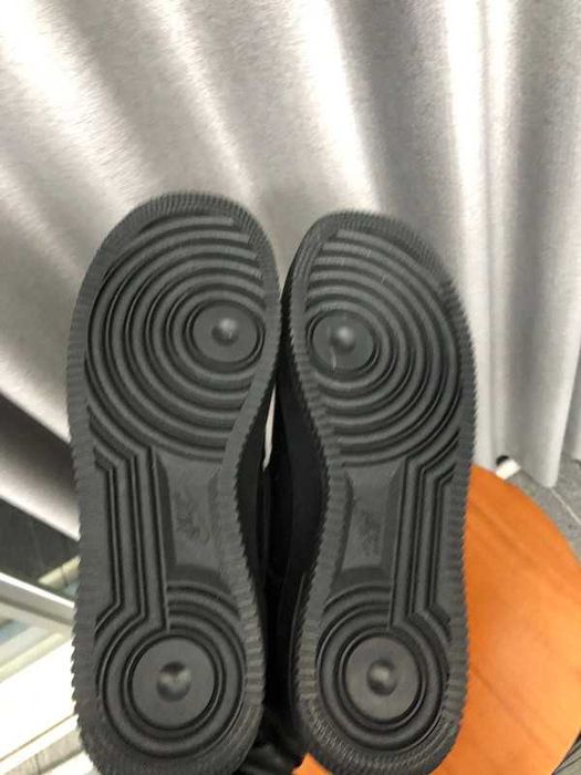 Buty meskie Mokasyny Nike_Air_Force_1_Low_Supreme_black_ R.45