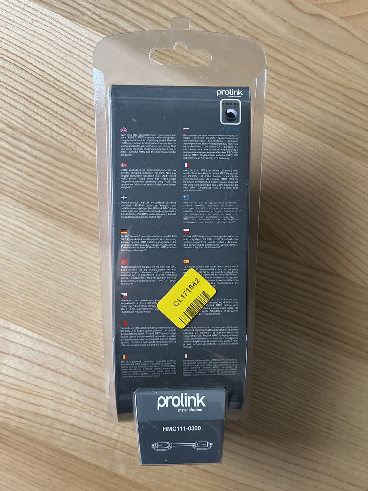 Кабель ProLink Optical Toslink 3.0 м