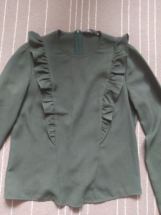 Bluzka z długim rękawem Zaraz z falbankami jak nowa