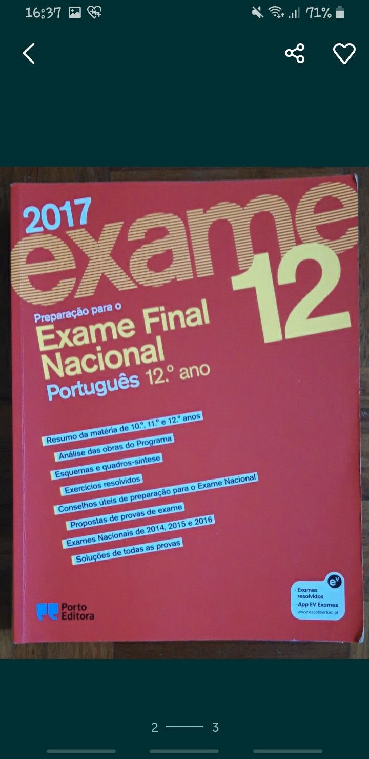 Exame Nacional de Português 12° Ano