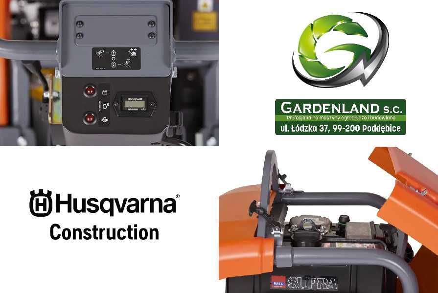 Husqvarna LG 504 diesel 55 cm 470 kg 12,4 KM. Zagęszczanie gruntu