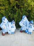 Porcelanowa figurka Połonne ZSRR "Dwie Siostrzyczki"Zimowy Dziedziniec