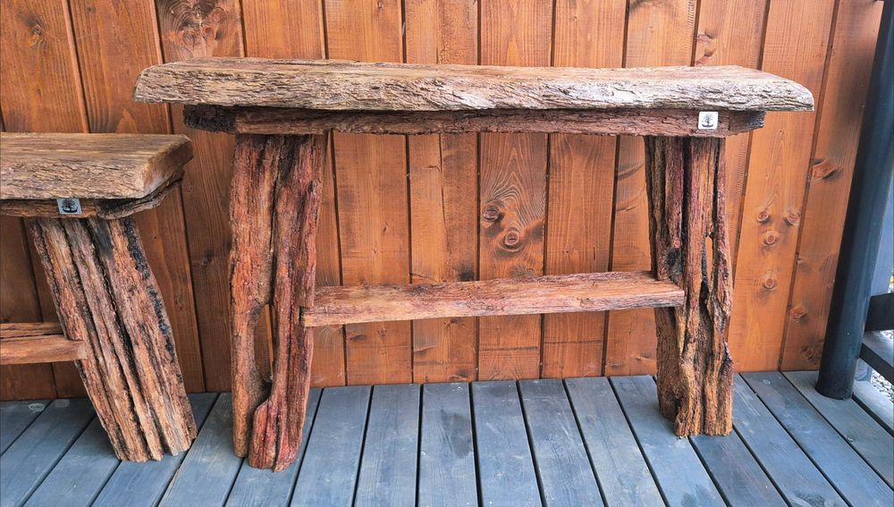Konsola/szafka/ława stary dąb, stare drewno, rustykalne, vintage,