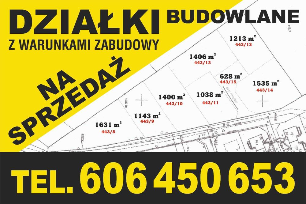 Działki budowlane Nochowo ulica Brzozowa (obok Adamowo)