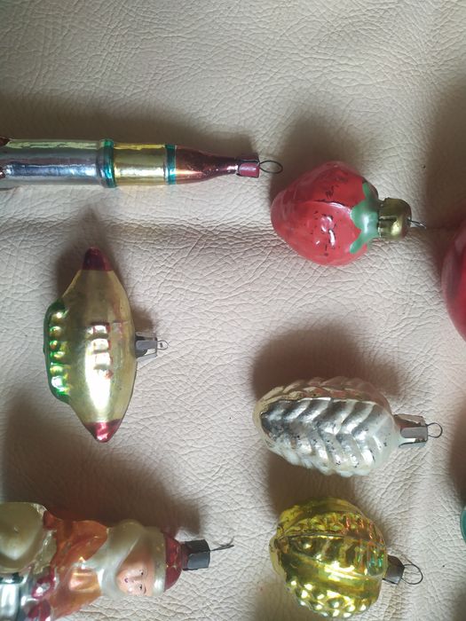 Ёлочные игрушки времени СССР