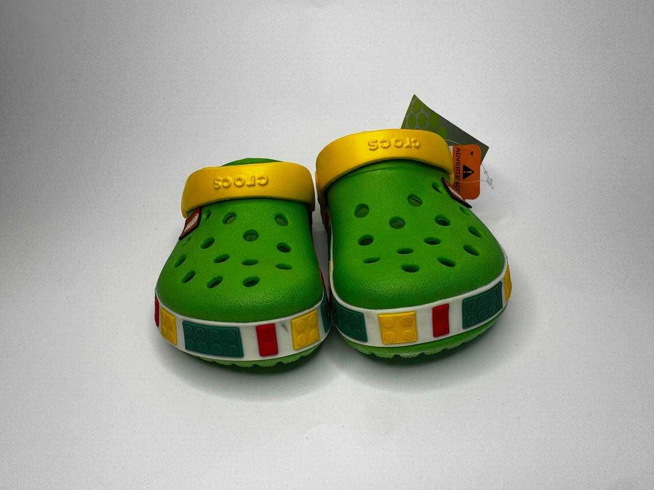 Crocs Lego kids Green Крокси дитячі J1 31-32 р, J2 33 р Уцінка! №10106