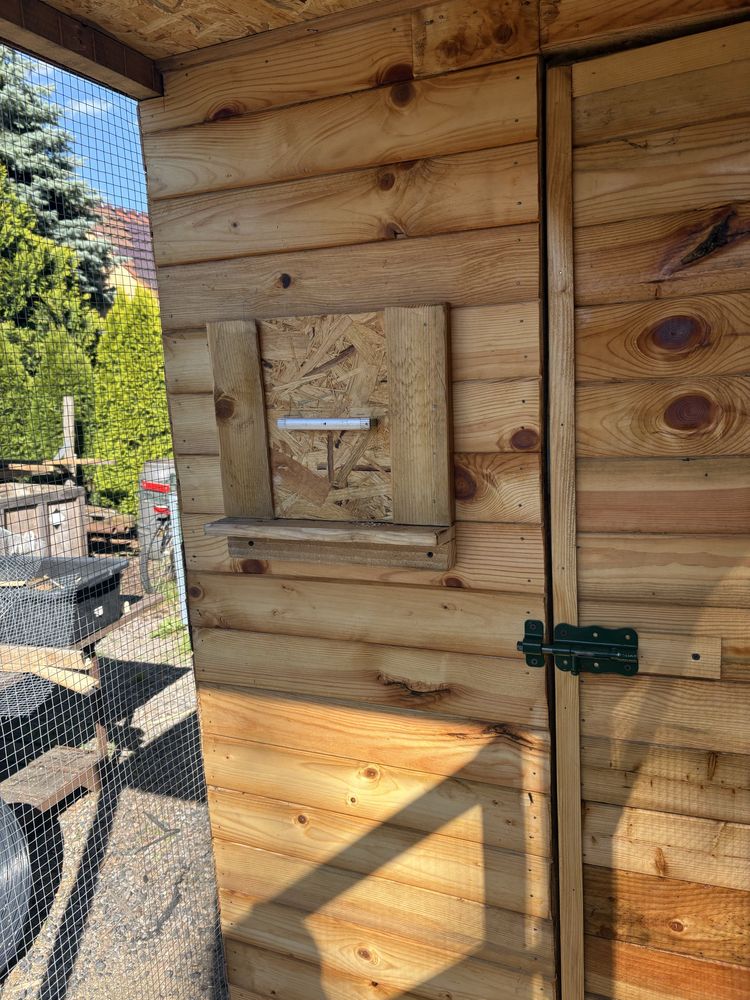 Gołębnik / Klatka dla ptaków – solidna konstrukcja drewniana 2x2x1,2 m