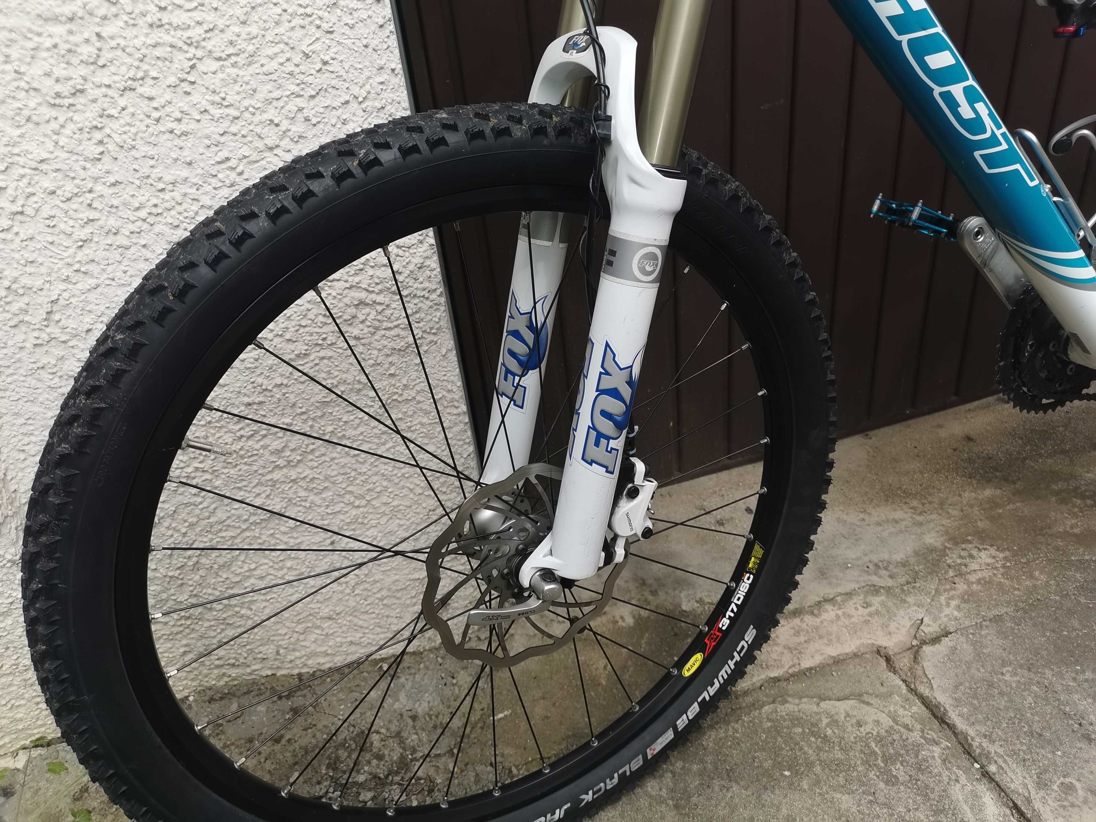 Rower MTB Ghost RT7500 Rama S DeoreXT FOX SQLab Damski Full