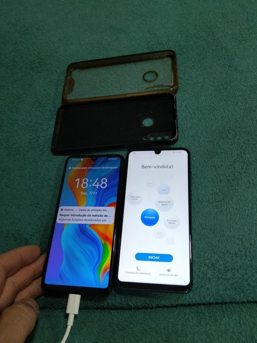 Huawei P30 lite  usados para venda dois  por 150€