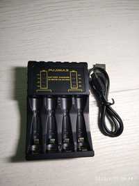 Зарядний пристрій для пальчикових і мініпальчикових акумуляторів.