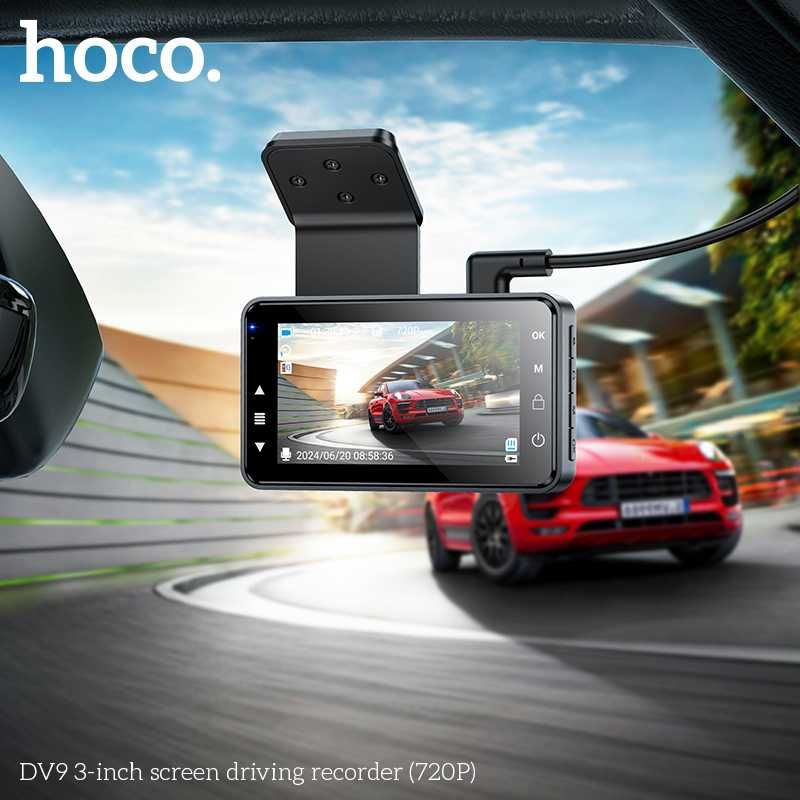 Відеореєстратор HOCO DV9 3-inch screen driving recorder (720P) l Gray